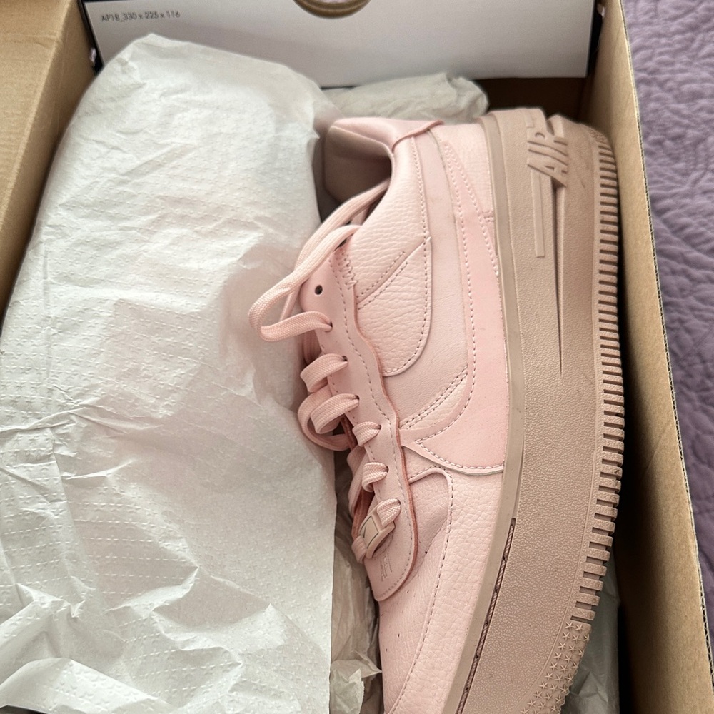 Nike Women's Soft Pink Platform Sneakers